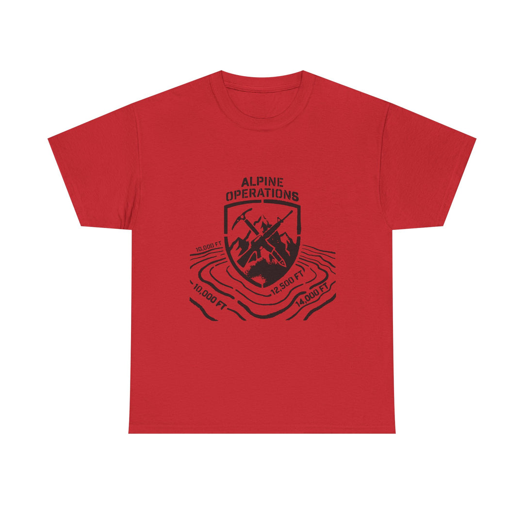 Alpine Operations Cotton Hiking Tee - Mountain Badge Edition