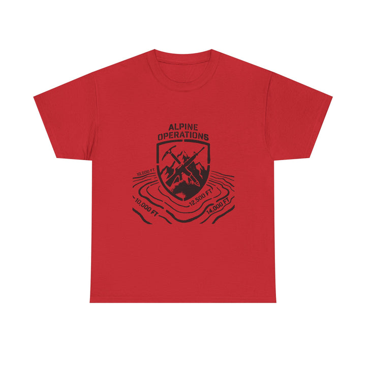 Alpine Operations Cotton Hiking Tee - Mountain Badge Edition