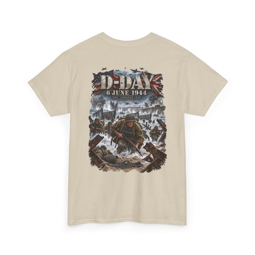 D-Day 6 June 1944 Commemorative T-Shirt — WWII Normandy Veteran Tribute Tee