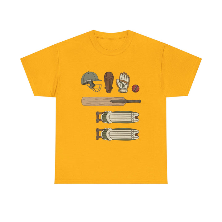 Cricket Gear Tee | Cricket Graphic T-Shirt