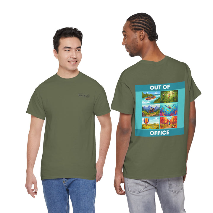 Out of Office Tee — Travel Scenes Graphic T-Shirt