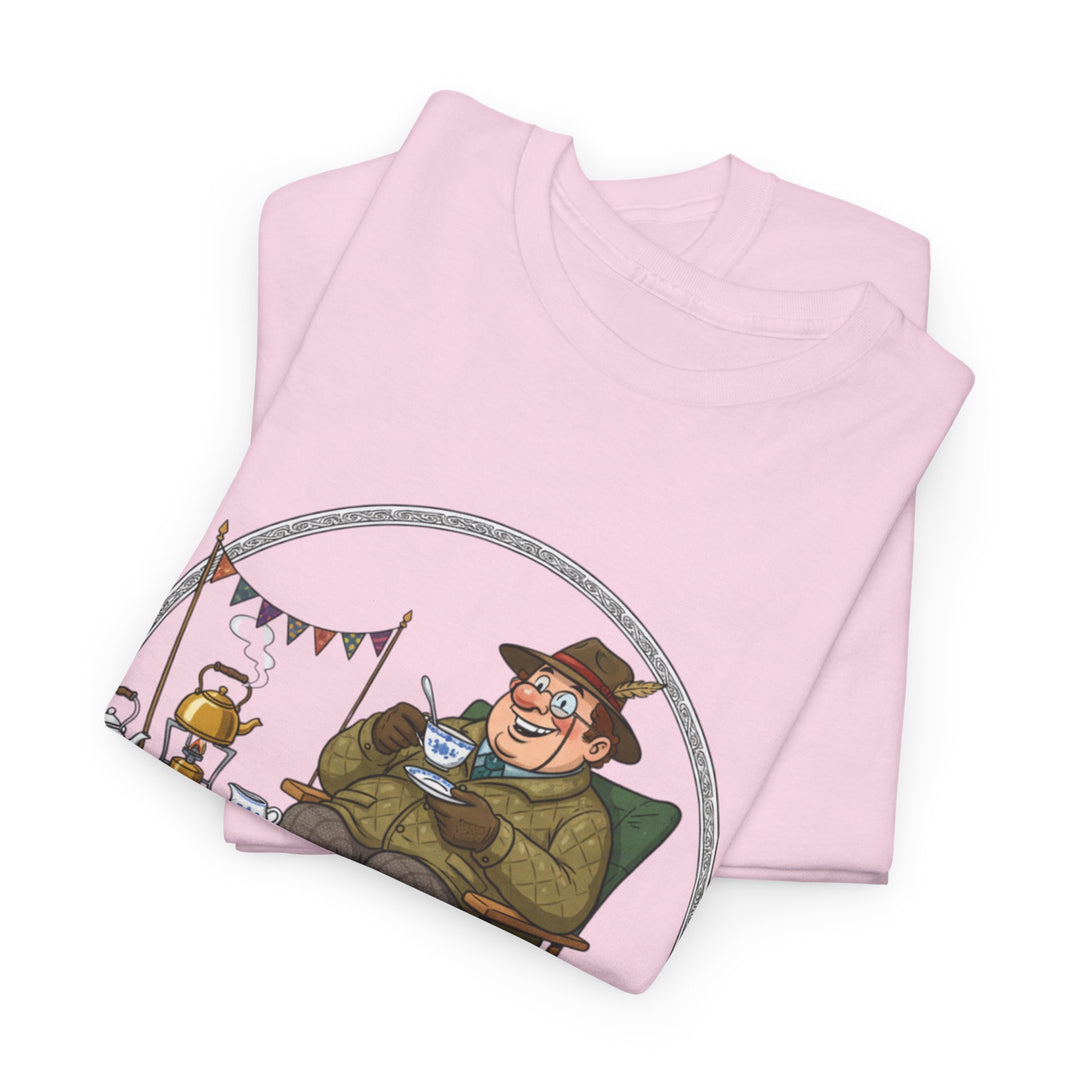 Retro Camping Grandpa Gift T-Shirt — Vintage Mountain Adventure Tee