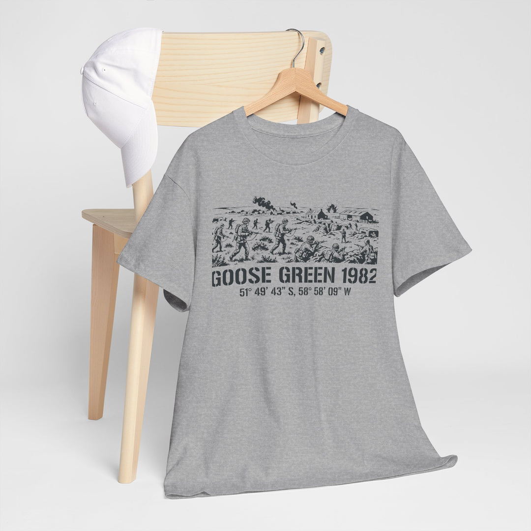 Goose Green 1982 T-Shirt - Falklands War Military Heritage Graphic