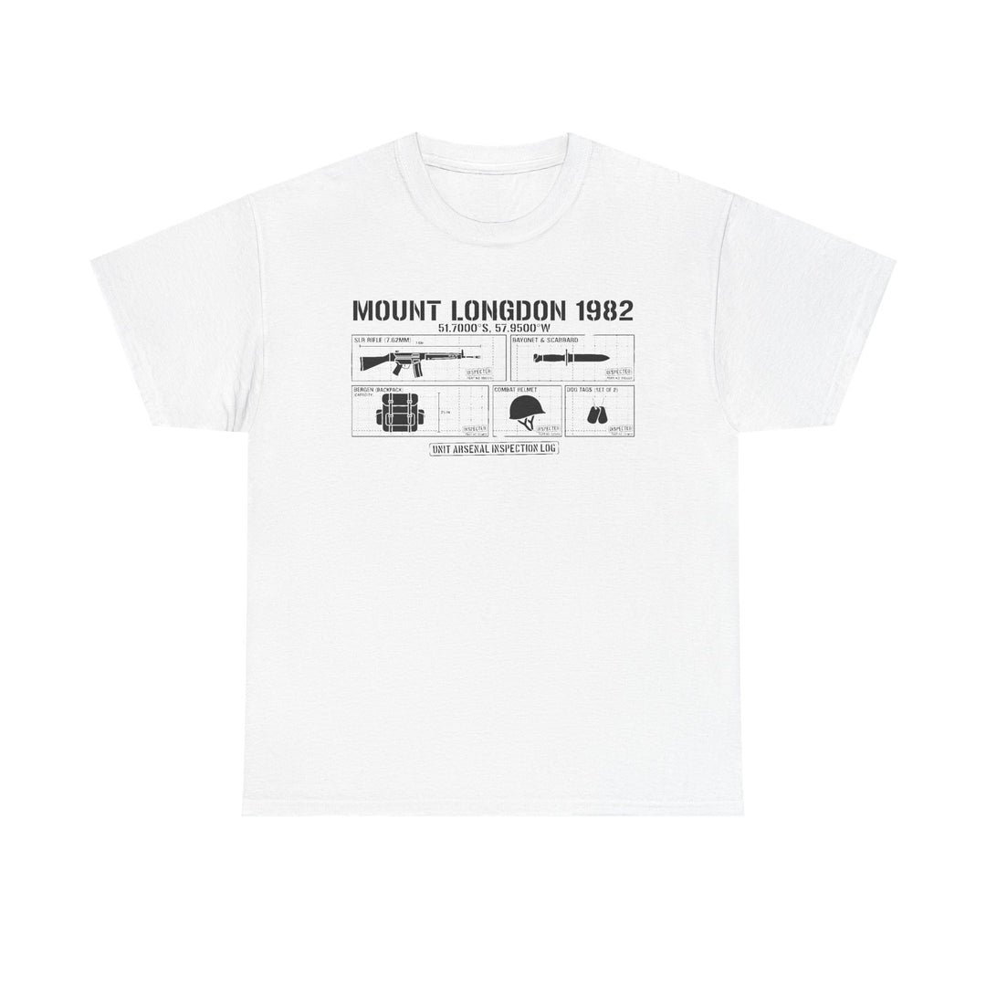 Mount Longdon 1982 T-Shirt — Falklands War Heritage Graphic