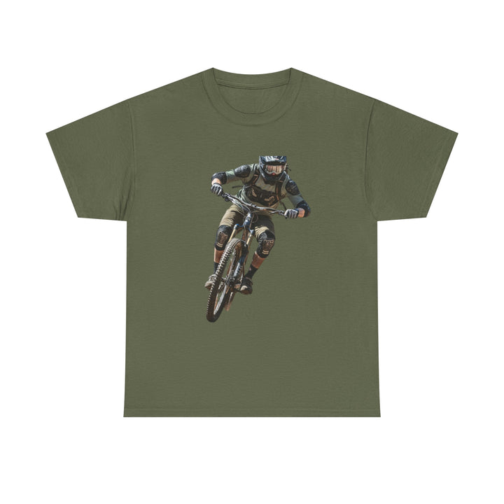 Downhill MTB Rider Graphic Tee