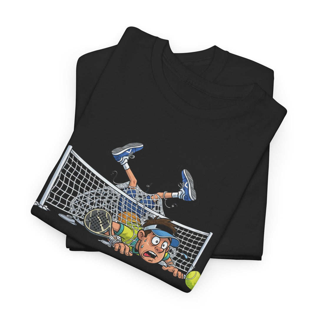 Padel Cartoon Goalie T-Shirt | Fun Padel Tee