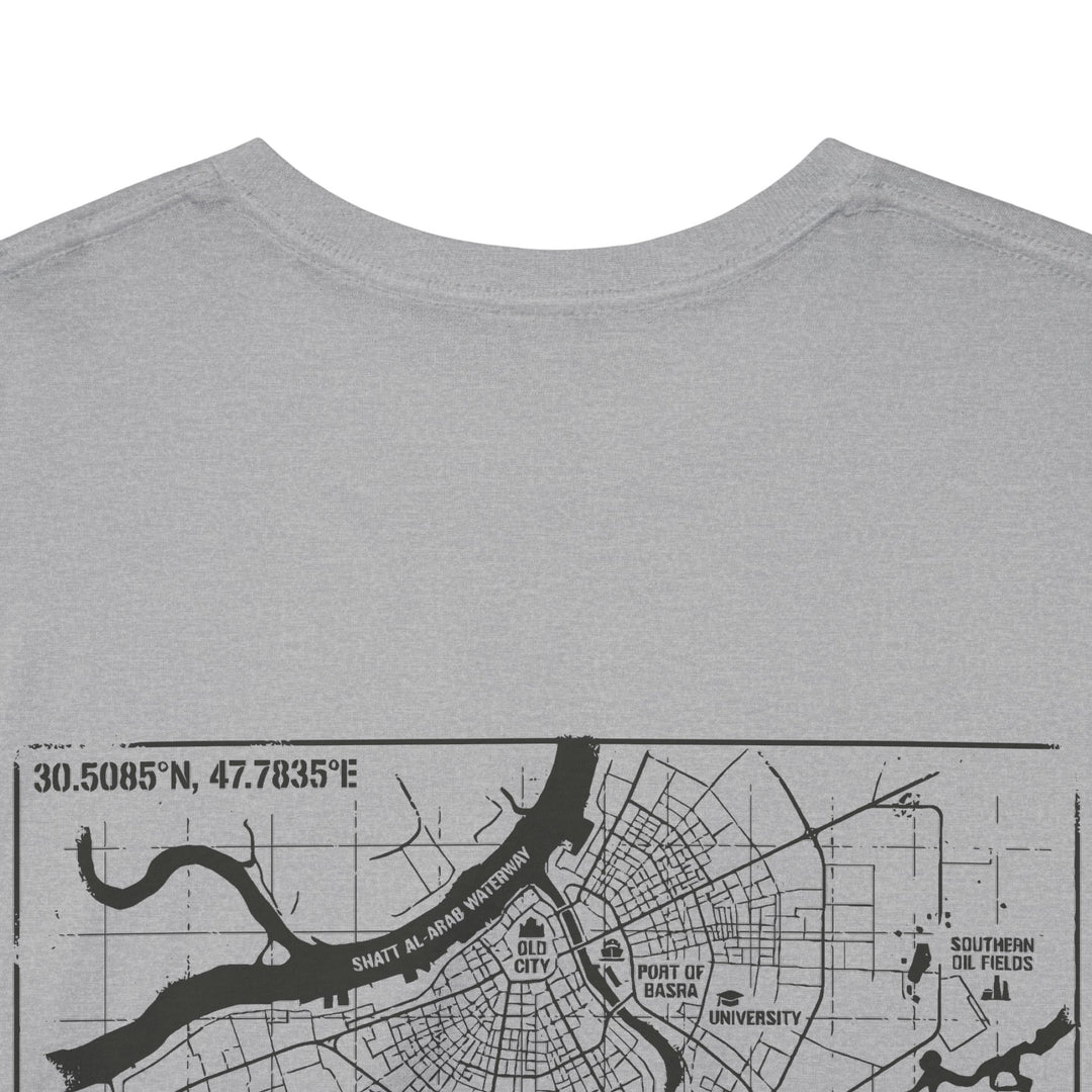 Basra 2003 Military Map T-Shirt — alternate product image 10