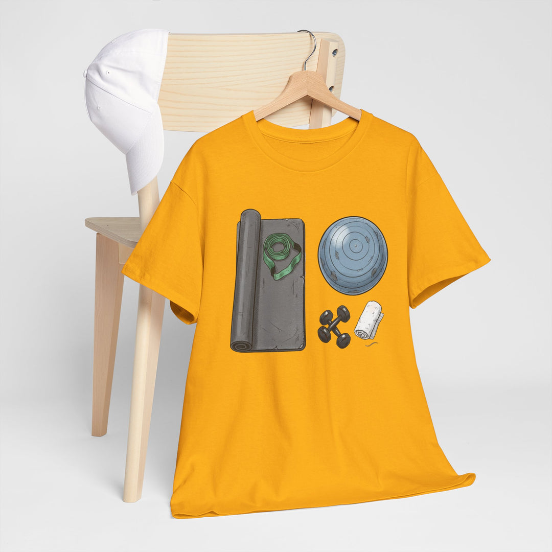 Pilates Kit Tee – soft, breathable cotton designed for Pilates workouts. Comfortable, flexible, and perfect for studio sessions, home practice, or casual wear.