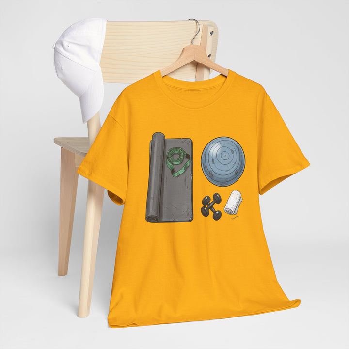 Pilates Kit Tee – soft, breathable cotton designed for Pilates workouts. Comfortable, flexible, and perfect for studio sessions, home practice, or casual wear.