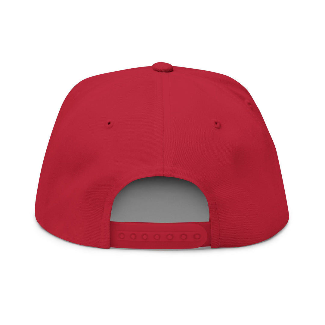 Flat Bill Cap - Embroidered "GALLUS" Retro Patch Snapback