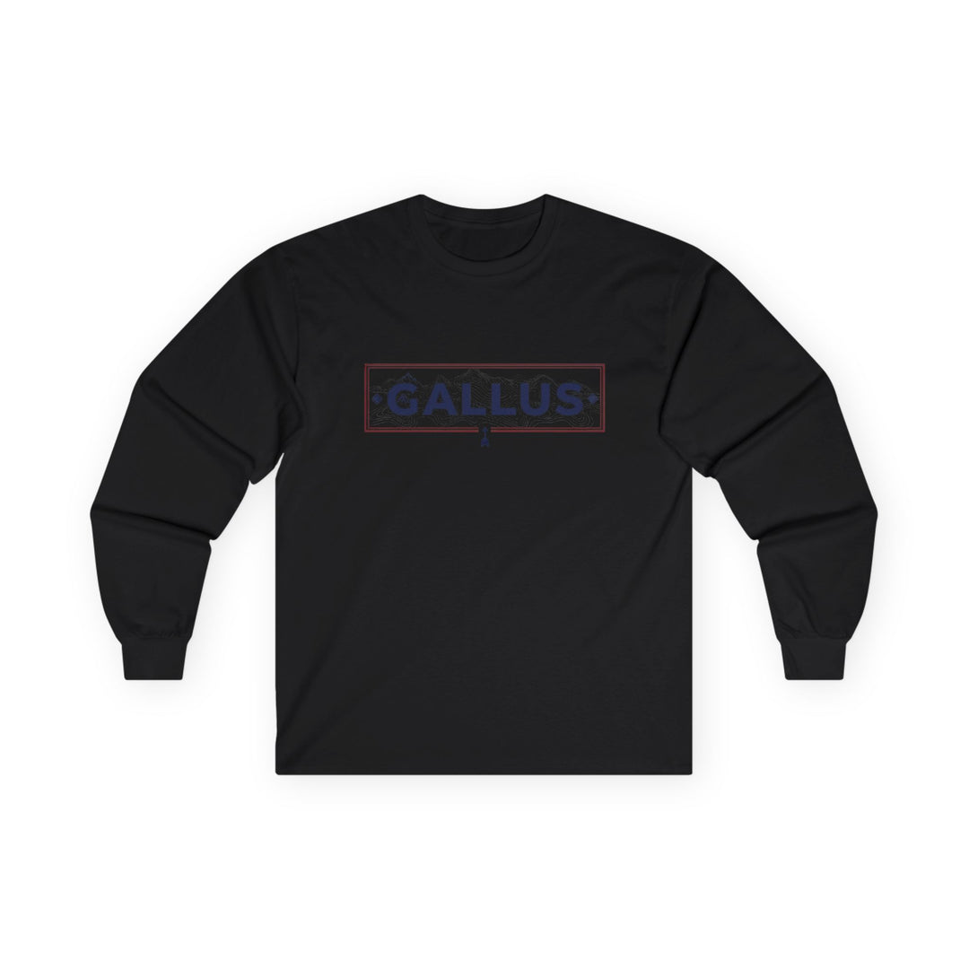 Spain Map Long Sleeve Tee — Gallus Logo Travel Shirt
