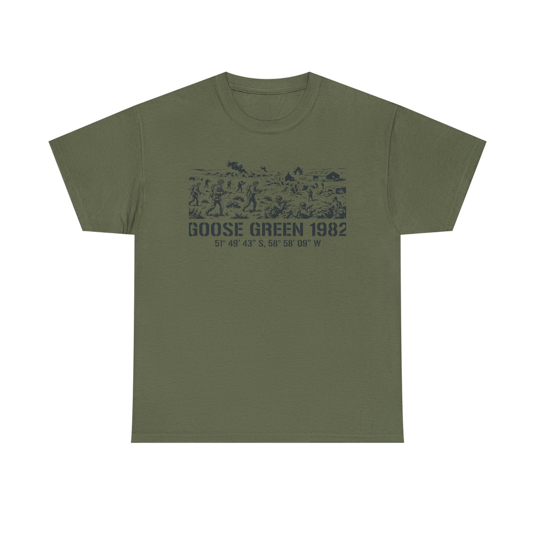 Goose Green 1982 T-Shirt - Falklands War Military Heritage Graphic