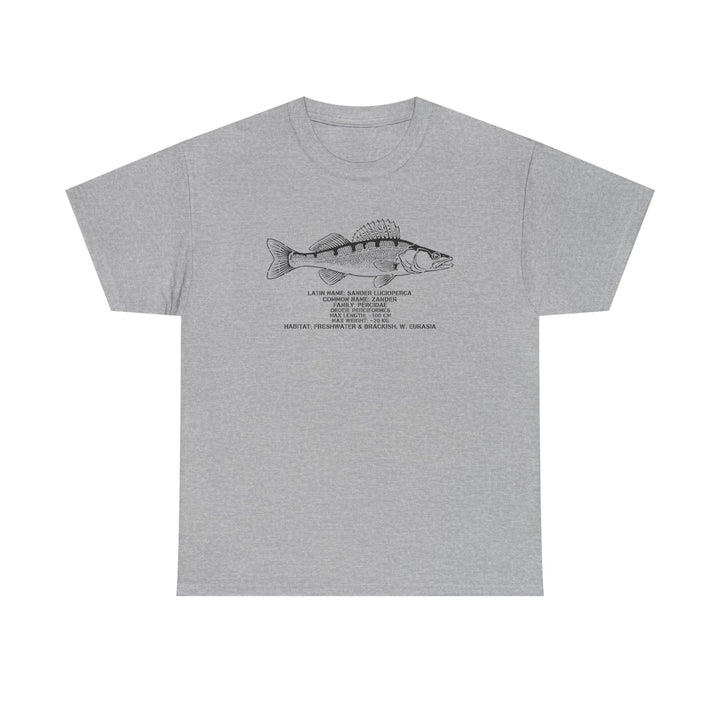 Walleye Fish (Zander) Illustration Tee | Fishing T-Shirt