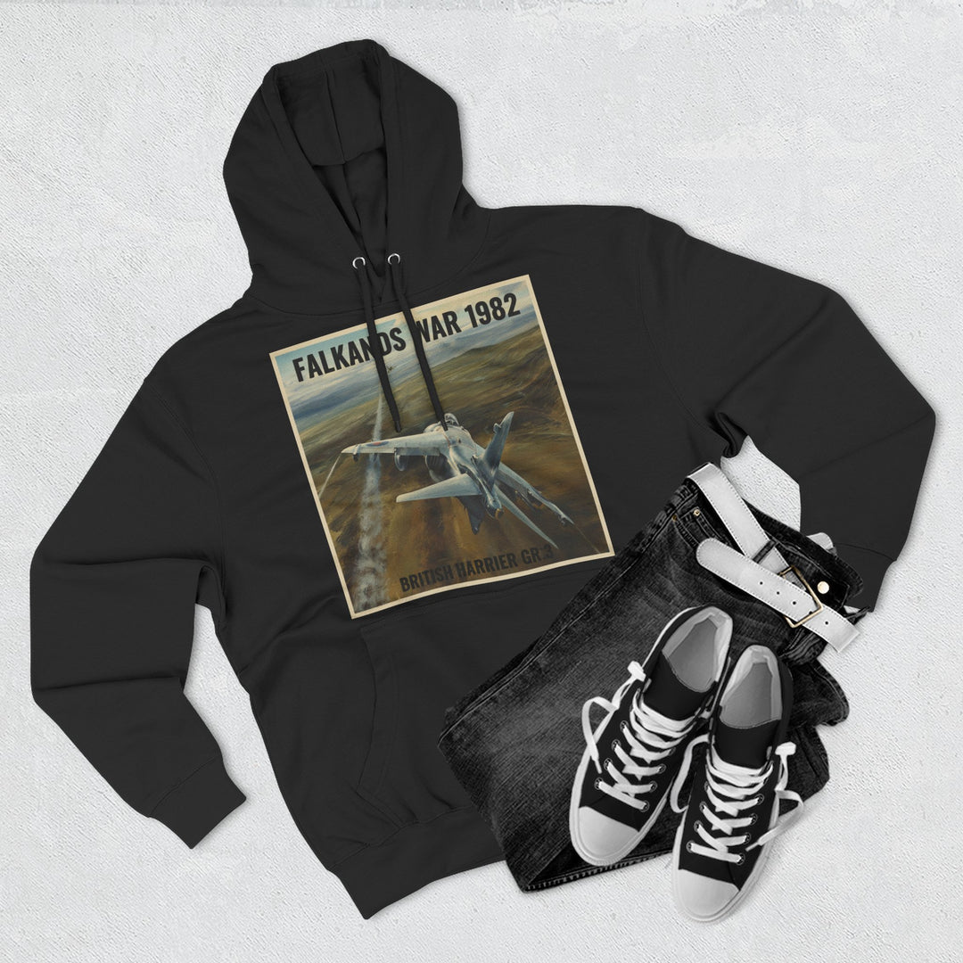 Sea Harrier 1982 Hoodie — Falklands War Naval Aviation Heritage
