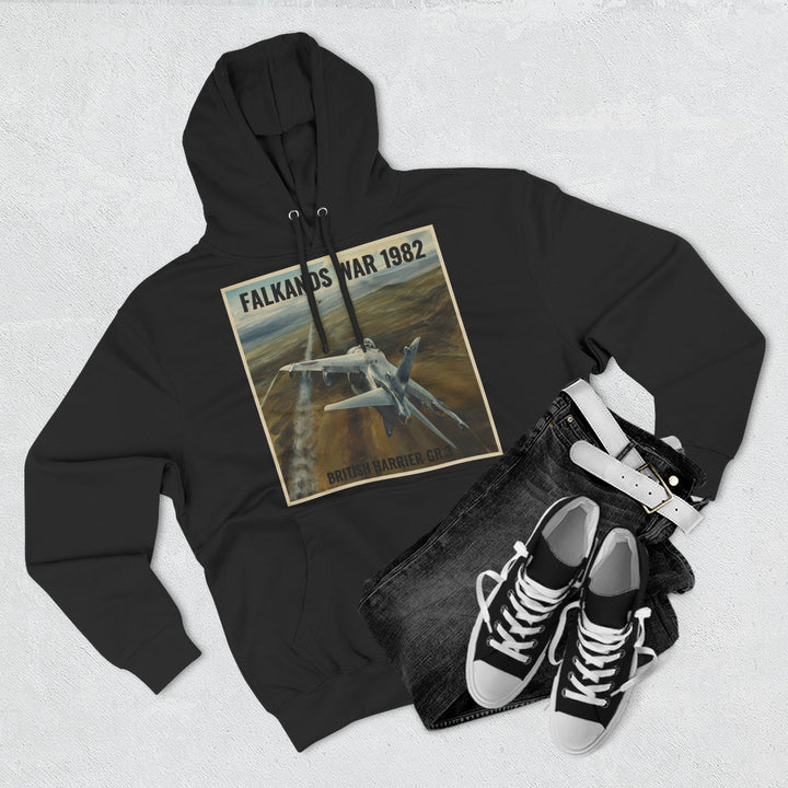 Sea Harrier 1982 Hoodie — Falklands War Naval Aviation Heritage