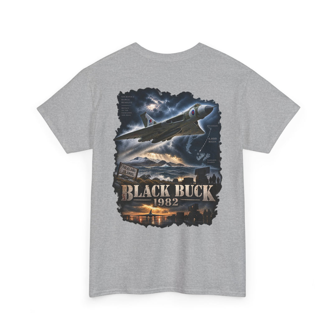 Black Buck 1982 Fighter Jet Graphic Tee