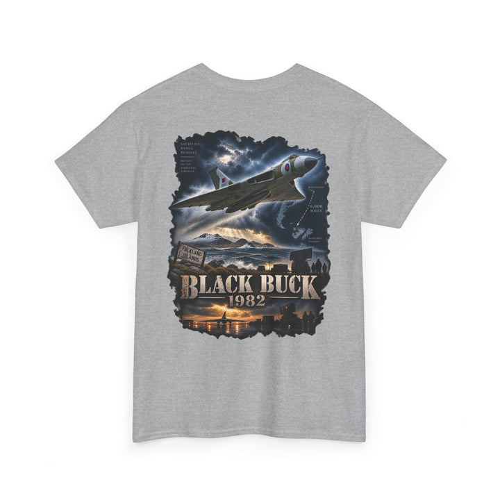 Black Buck 1982 Fighter Jet Graphic Tee
