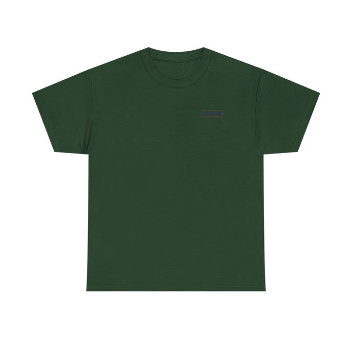 Portugal Map T-Shirt — Vintage Green Grid Portugal Tee