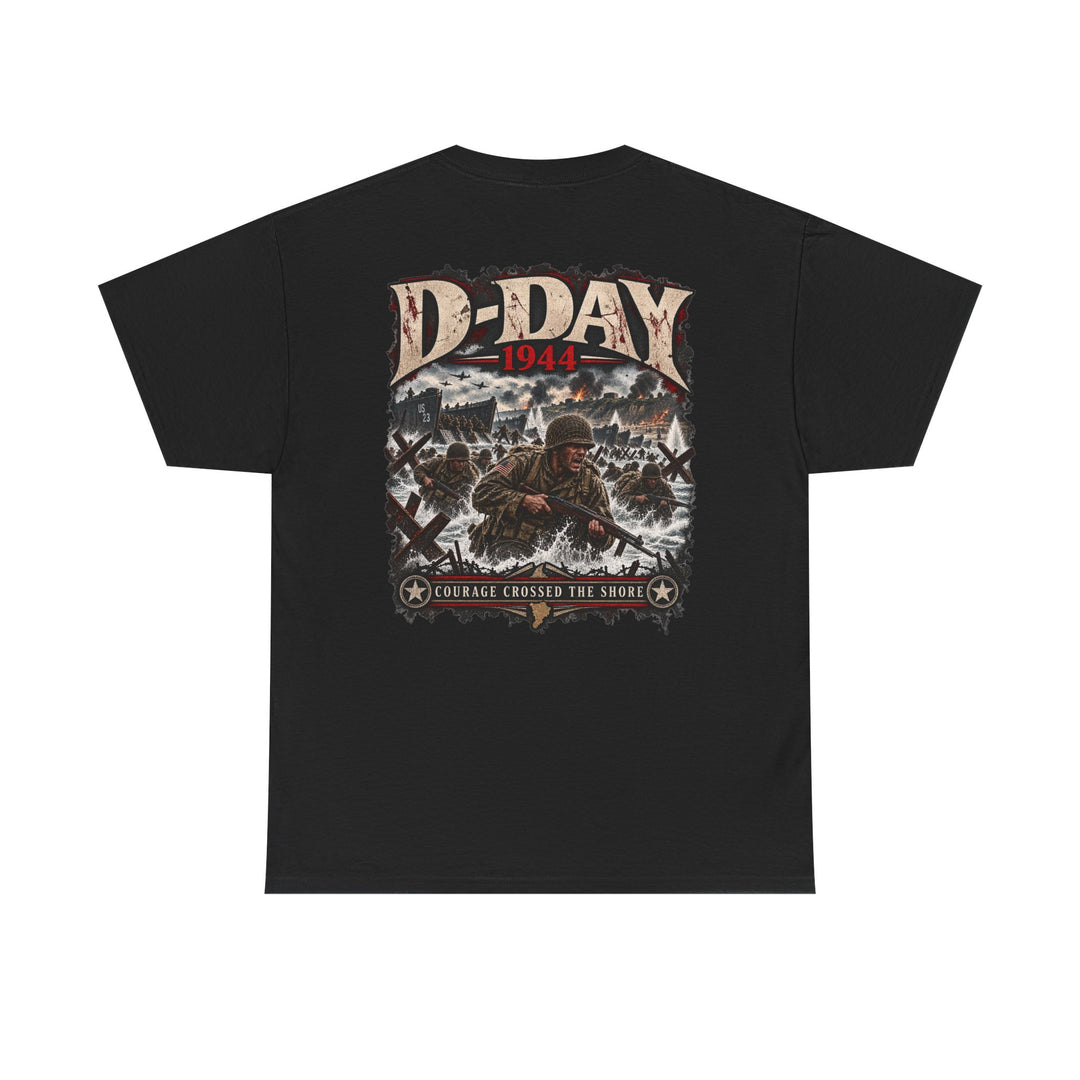 D-Day 1944 Commemorative Tee - WWII Beach Assault Memorial T-Shirt