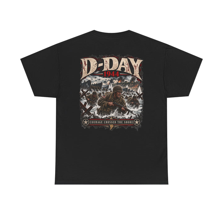 D-Day 1944 Commemorative Tee - WWII Beach Assault Memorial T-Shirt