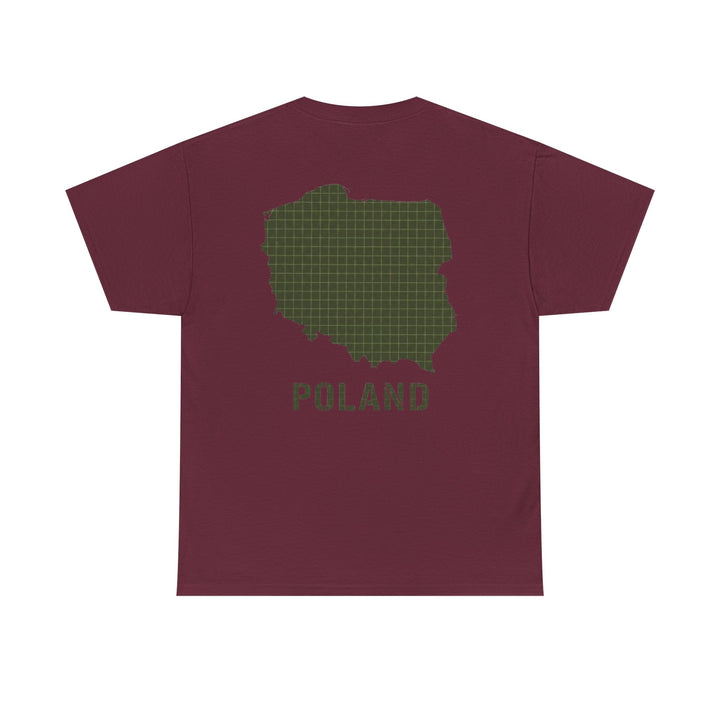 Poland Map T-Shirt — Gallus Logo Military-Style Polish Pride Tee