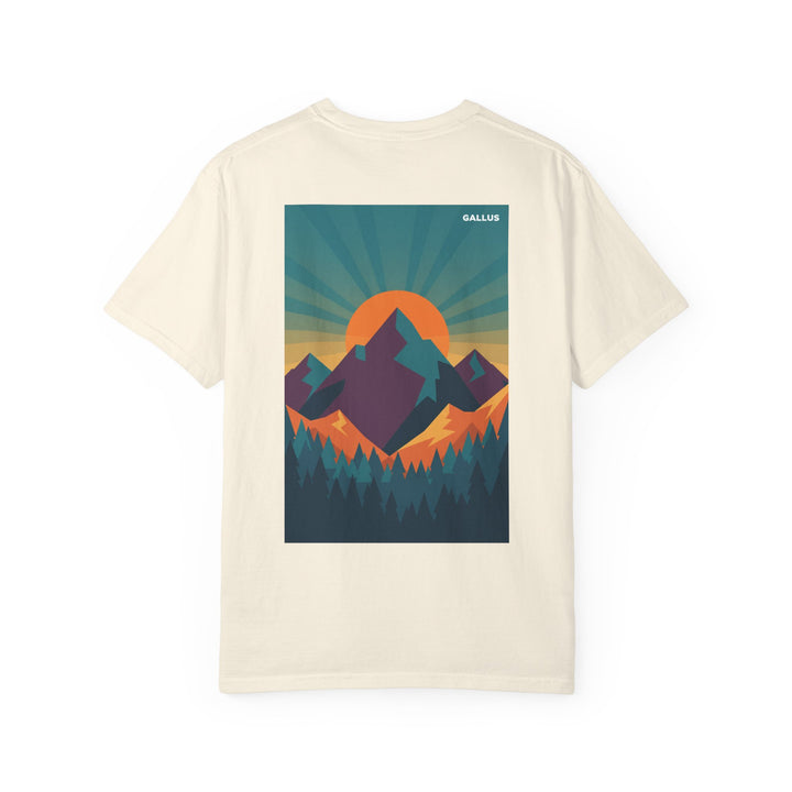 T-Shirt — Gallus Mountain Sunset Graphic Tee