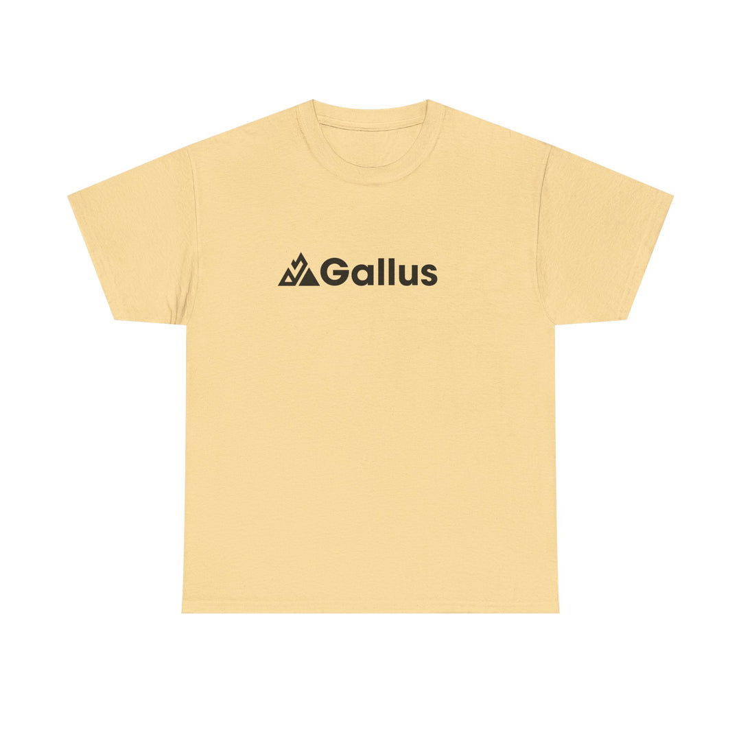 Gallus Mountains T‑Shirt — "Don’t Look… It Is A Long Way Up" Adventure Tee