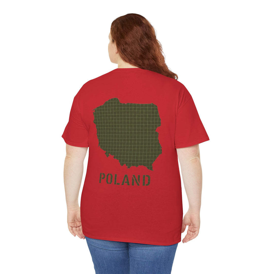 Poland Map T-Shirt — Gallus Logo Military-Style Polish Pride Tee
