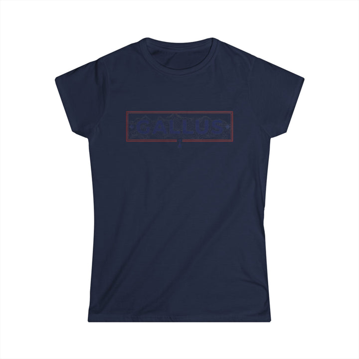 Spain Map Womens Tee — Gallus Logo Travel T‑Shirt
