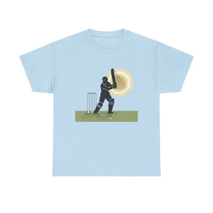 Cricket Player Silhouette T-Shirt
