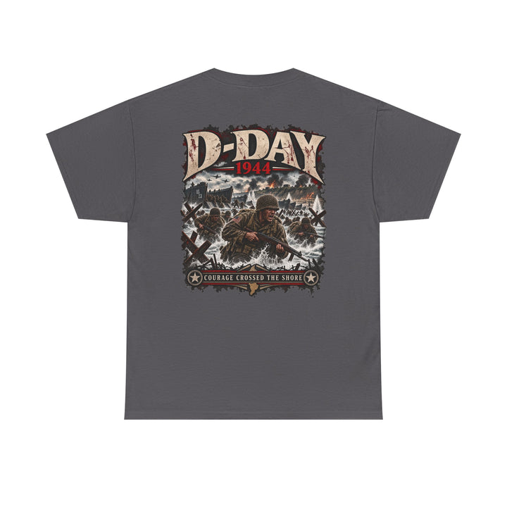 D-Day 1944 Commemorative Tee - WWII Beach Assault Memorial T-Shirt