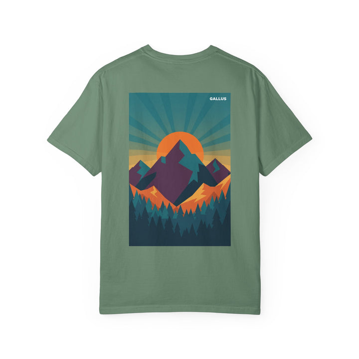 T-Shirt — Gallus Mountain Sunset Graphic Tee