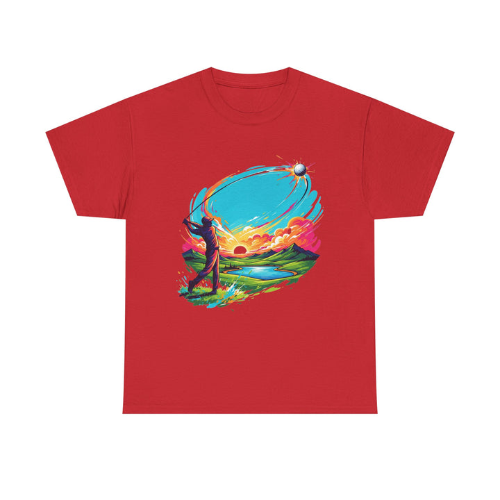 Golf Sunset T-Shirt for Golf Lovers