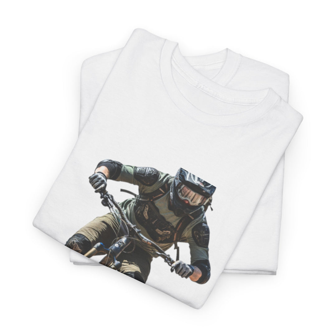 Downhill MTB Rider Graphic Tee