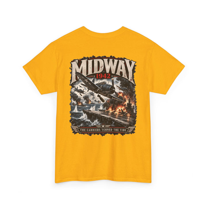 Midway 1942 WWII Aviation T-Shirt — Vintage Battle of Midway Graphic Tee