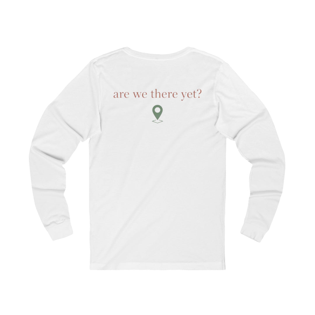 Gallus Long Sleeve Tee — "Are We There Yet?" Travel Graphic Shirt