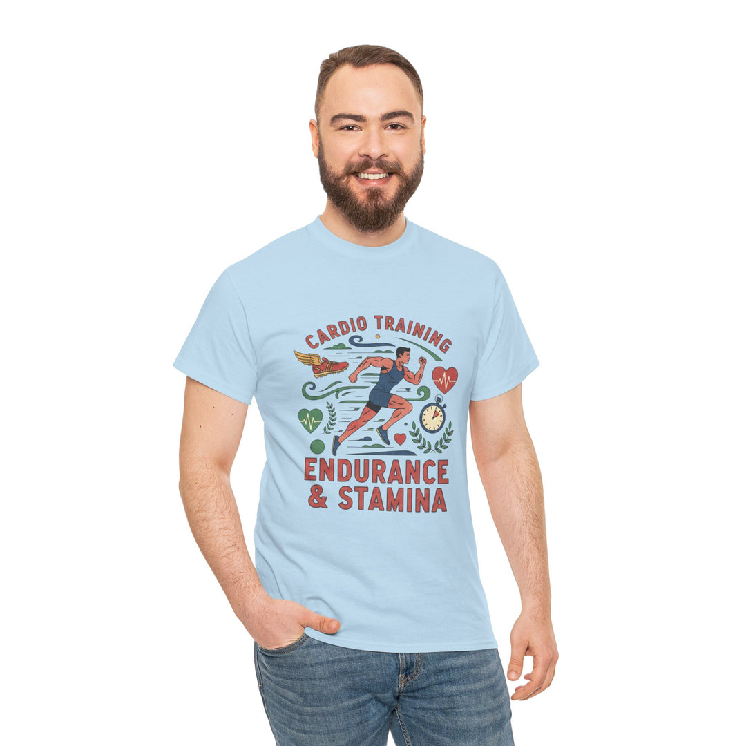 Cardio Training Tee - Fitness Running Workout Shirt