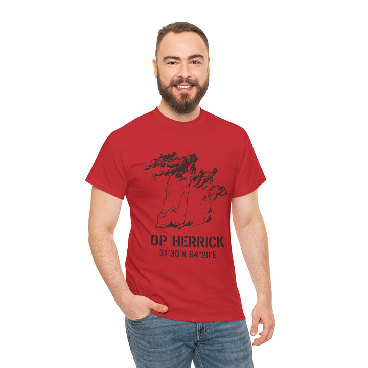 Op Herrick Lashkar Gah Coordinates T-Shirt - Helmand Province Military Graphic Tee
