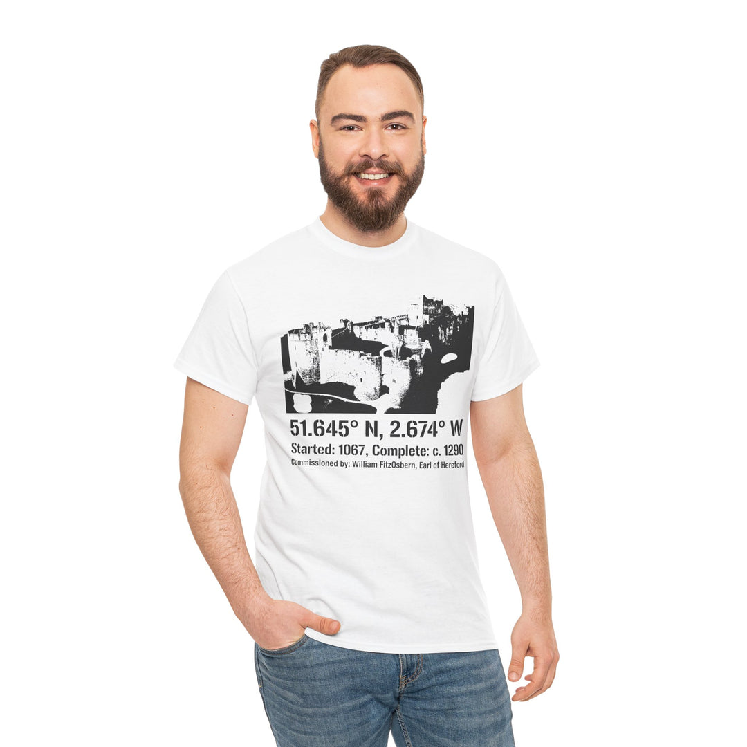 Chepstow Castle T‑Shirt — Historic Landmark Tee for Castle Lovers &amp; Travelers