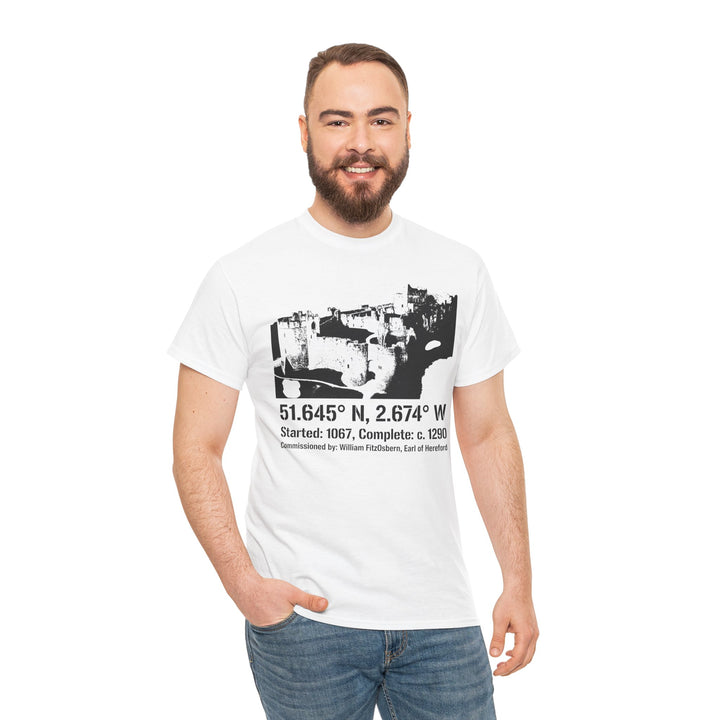Chepstow Castle T‑Shirt — Historic Landmark Tee for Castle Lovers &amp; Travelers