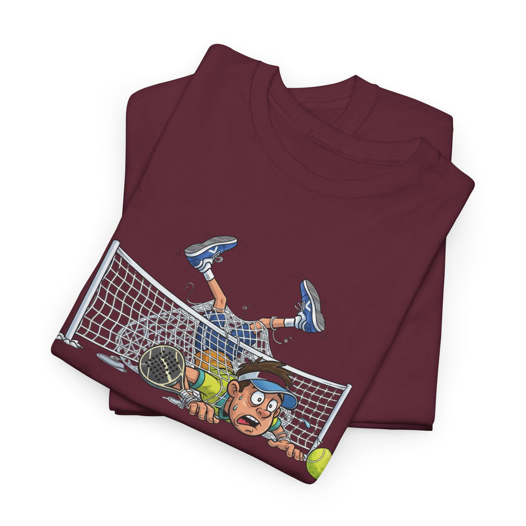 Padel Cartoon Goalie T-Shirt | Fun Padel Tee