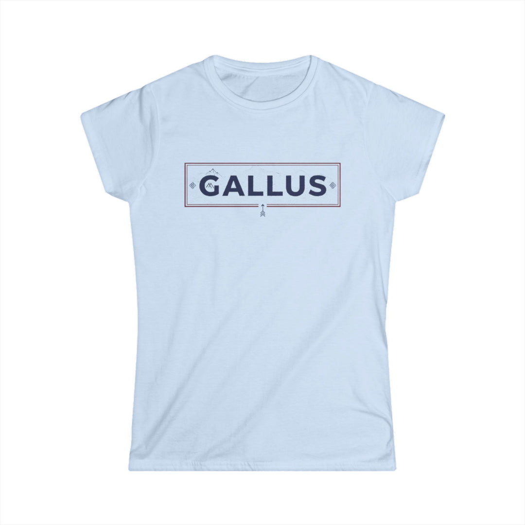 Spain Map Womens Tee — Gallus Logo Travel T‑Shirt