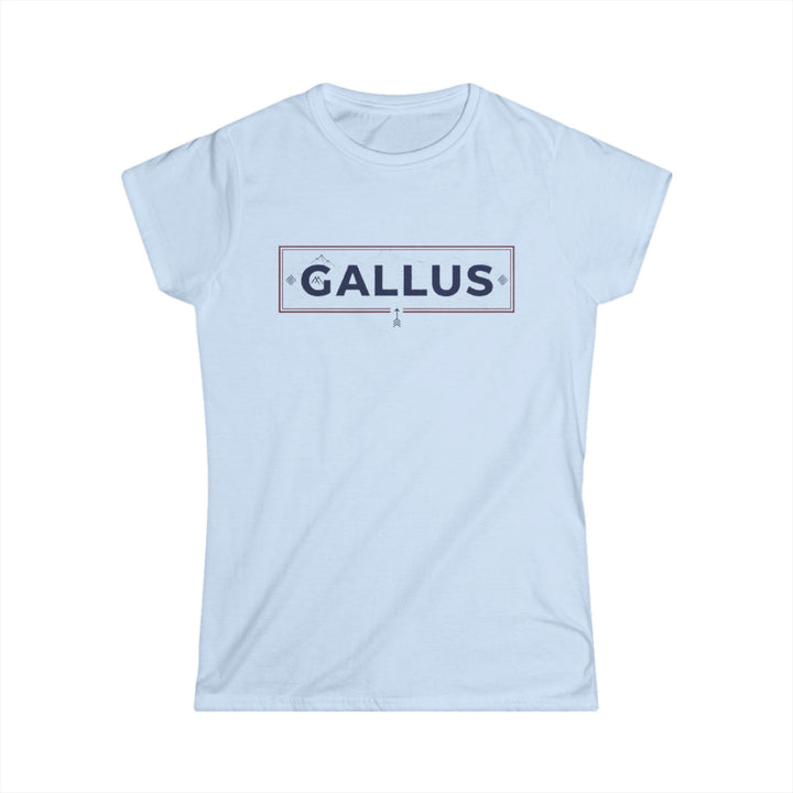 Spain Map Womens Tee — Gallus Logo Travel T‑Shirt