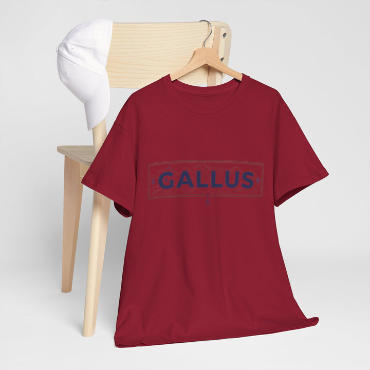 T-Shirt — Gallus Mountain Graphic Tee (Sunrise Landscape Back Print)