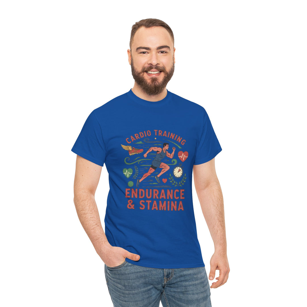 Cardio Training Tee - Fitness Running Workout Shirt