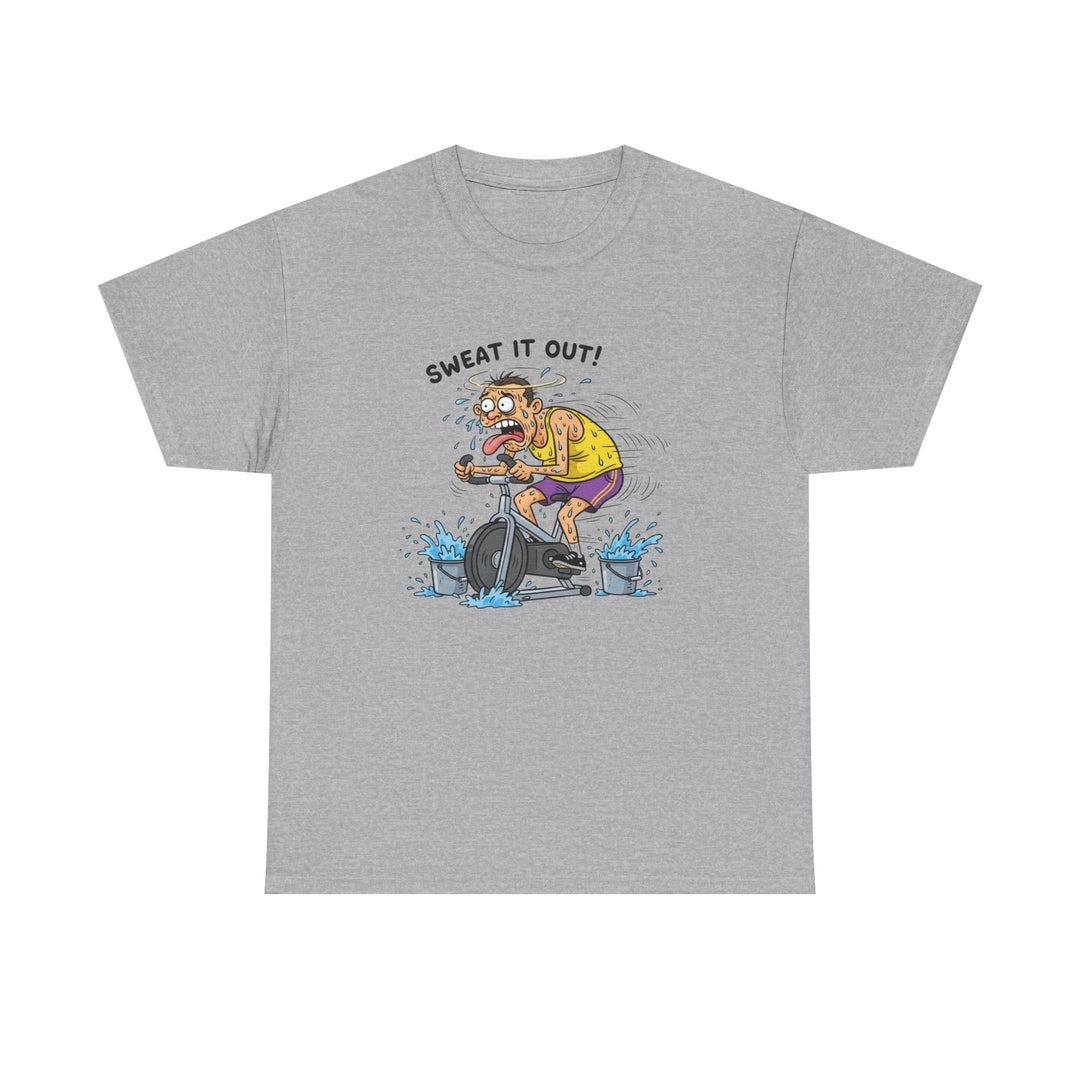 Stay laughing while cycling with the Funny Spin Bike T-Shirt. Comfortable cotton with a witty design, ideal for spin sessions and gym workouts.