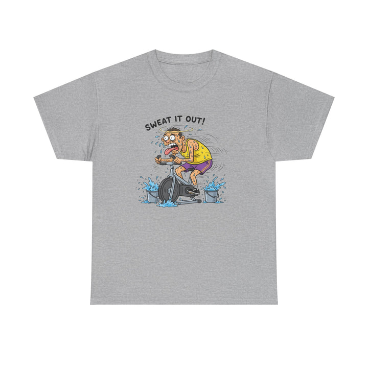 Stay laughing while cycling with the Funny Spin Bike T-Shirt. Comfortable cotton with a witty design, ideal for spin sessions and gym workouts.