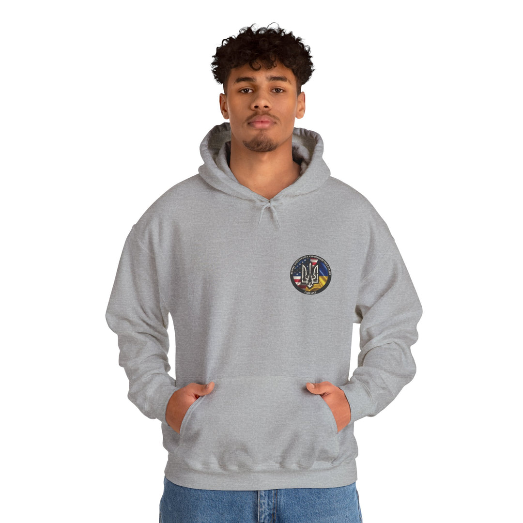 Ukraine Support Hoodie — RDCU US/UKRAINE Design