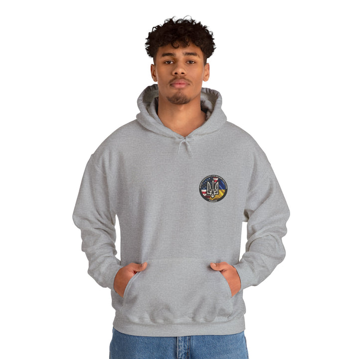 Ukraine Support Hoodie — RDCU US/UKRAINE Design