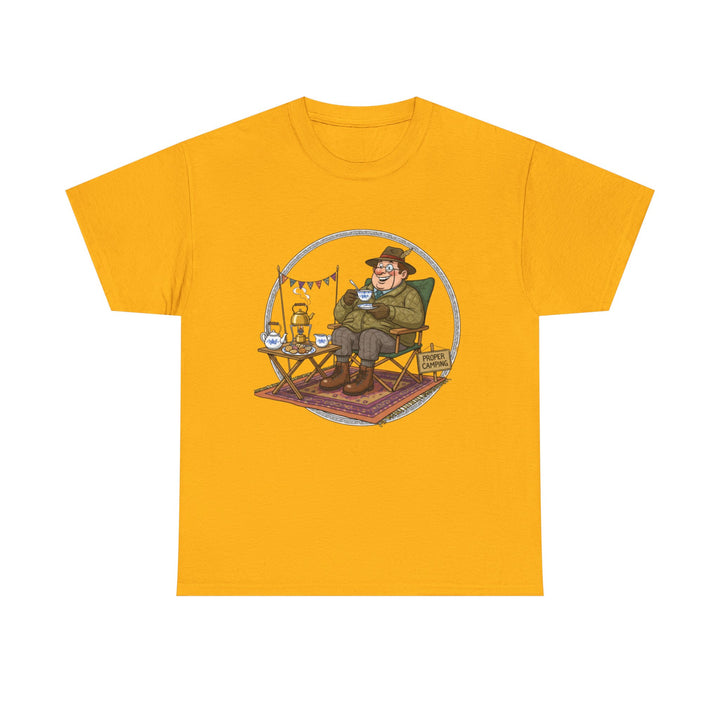 Retro Camping Grandpa Gift T-Shirt — Vintage Mountain Adventure Tee